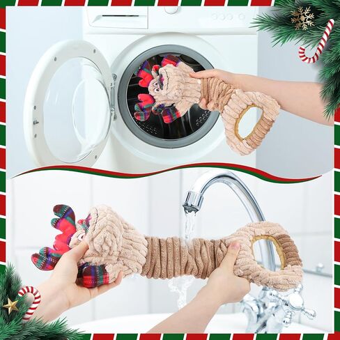 Interactive Christmas Dog Toys to Keep Them Busy, Puppy Toys for Boredom Relief, Squeaky Dog Toys for Large and Small Dogs, Plush Dog Chew Toys with an Extendable Handle. in Saudi Arabia