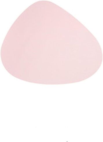 Leather Droplet Shape Mat Coaster Solid Color Heat Coffee Placemat Minimalist Non-Slip Table Mat Kitchen Accessories(Dark Grey) in Kuwait