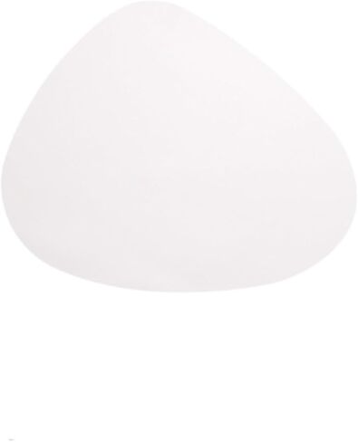Leather Droplet Shape Mat Coaster Solid Color Heat Coffee Placemat Minimalist Non-Slip Table Mat Kitchen Accessories(Dark Grey) in Kuwait