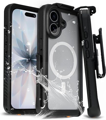 MOTIVE Waterproof Case with Belt Clip iPhone 17 Pro Max, Magnetic | 6.9" in Kuwait