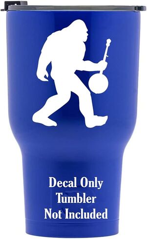 Bigfoot with Banjo Decal Sticker for Car Window 4 Count in Saudi Arabia