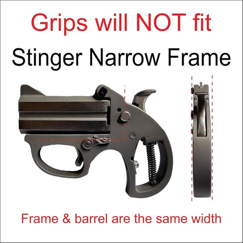 Rosewood American Flag Standard Bond Arms Derringer Grips (Original Wide Frame) in Saudi Arabia