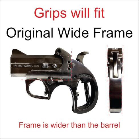 Cherry Inked Floral Standard Bond Arms Derringer Grips (Original Wide Frame) in Saudi Arabia