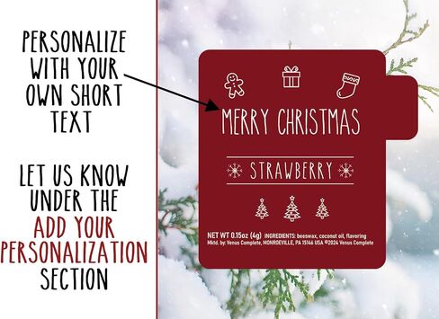 Christmas Lip Balm: Holiday Stocking Stuffers, Party Favors in Saudi Arabia