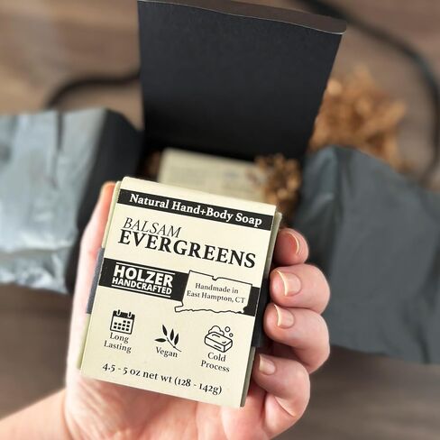 Personalized Custom Message Soap Gift Set: Bar Soap 3 Pack, Custom Printed Label, Black Gift Wrapped Box, Natural Handmade Cold Process, Luxury Scents or Unscented, Your Text Here in Saudi Arabia