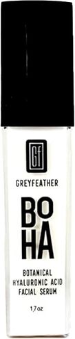 Greyfeather BOHA Hyaluronic Acid Serum for Face – Botanical Hydration with Vitamin C & E – Anti-Aging Facial Serum for Fine Lines, Wrinkles, Dry Skin – Vegan & Fragrance-Free, 1.7oz in Saudi Arabia