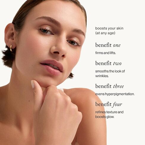 goop Beauty Peptide Serum | Reduces Fine Lines & Wrinkles | Peptides, Ceramides, & Niacinamide | Anti Aging Serum to Improve Firmness & Elasticity | Paraben Free | 1 fl oz in Saudi Arabia