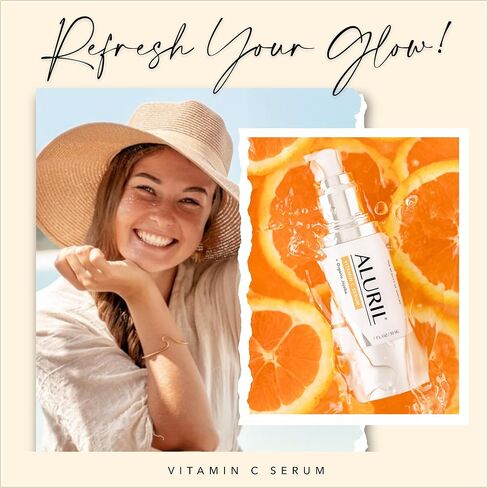Vitamin C Serum – Hydrating Skincare Formula, Smooths Appearance of Fine Lines, Improves Skin Tone & Texture for a Fresher Look, Supports Radiant Complexion, Suitable for All Skin Types,1 fl oz in Saudi Arabia