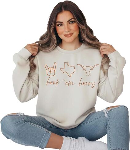 قميص Hook em Horns Texas - تي شيرت Boho Cow - قميص رعاة البقر في تكساس متعدد الألوان للجنسين in Saudi Arabia