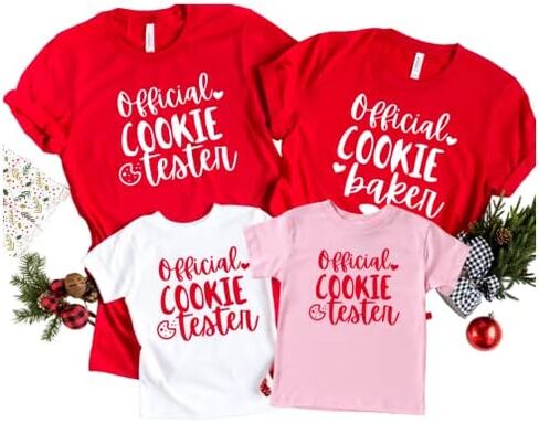 Cookie Baking Crew Family Shirts, Christmas Baking Squad Pjs Matching Sets, Funny Matching Family Christmas Shirts 2021, Matching Christmas Pajamas For The Whole Family, Christmas Pjs Family Set. in Saudi Arabia