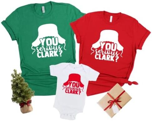 You Serious Clark Pajamas for Family, Funny Family Christmas Matching Sets 2021, Griswold Family Christmas Shirt, Christmas Shirts for Family, Kids and Baby, Xmas Shirts. Multicolor in Saudi Arabia