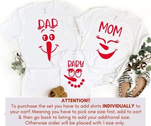 Snowman Christmas Family Pajama Matching Shirts for Mom Dad Brother Sister Baby Kids Siblings, Matching Family Christmas Shirts, Christmas Pajamas For The Whole Family, Christmas Pjs Family Set 2021. in Saudi Arabia