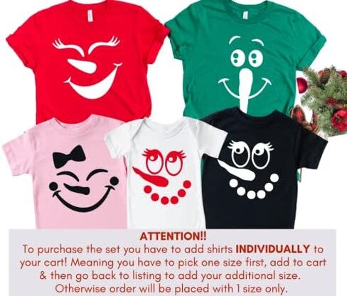 Snowman Family Pajamas Matching Sets, Cute Christmas Matching Shirts for Family, Christmas Snowman Tshirts, Matching Christmas Pjs 2021. Multicolor in Saudi Arabia