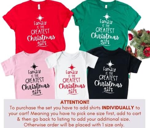 Family is The Greatest, Christmas Pjs Family Sets, Cute Family Christmas Matching Sets 2021, Personalized Family Christmas Pajamas, Christmas Shirts for Family, Kids and Baby. Multicolor in Saudi Arabia