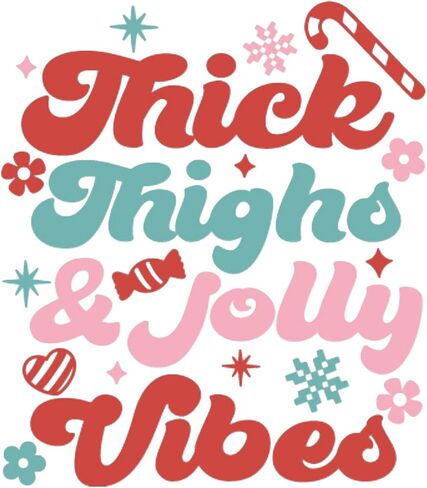 Christmas Baby Bodysuit - Thick Thighs and Jolly Vibes in Saudi Arabia