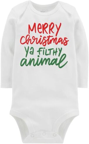 Christmas Baby Bodysuit - Filthy Animal in Saudi Arabia