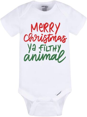 Christmas Baby Bodysuit - Filthy Animal in Saudi Arabia