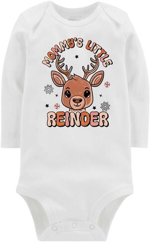 Christmas Baby Bodysuit - Mommy's Little Reindeer in Saudi Arabia
