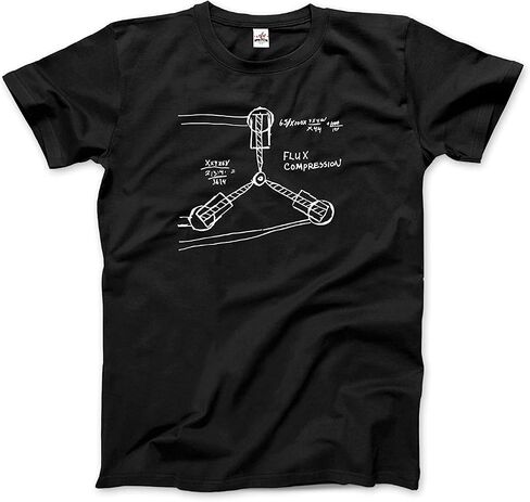 تي شيرت Flux Capacitor Sketch (للبالغين والأطفال وأكمام قصيرة وطويلة) in Kuwait