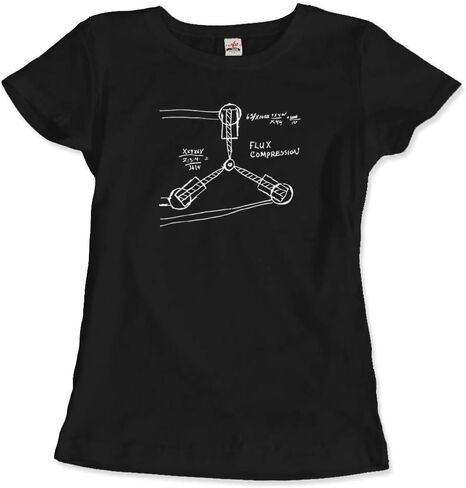 تي شيرت Flux Capacitor Sketch (للبالغين والأطفال وأكمام قصيرة وطويلة) in Kuwait