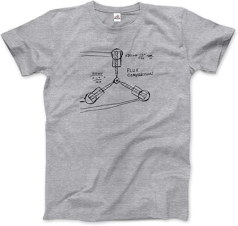 تي شيرت Flux Capacitor Sketch (للبالغين والأطفال وأكمام قصيرة وطويلة) in Kuwait