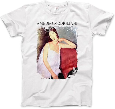 Modigliani - Portrait of Jeanne Hébuterne, 1919 Artwork T-Shirt (Adults, Kids, Short & Long Sleeve) in Saudi Arabia