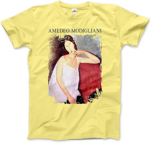 Modigliani - Portrait of Jeanne Hébuterne, 1919 Artwork T-Shirt (Adults, Kids, Short & Long Sleeve) in Saudi Arabia