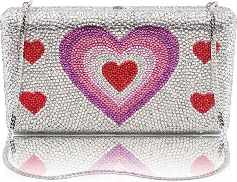 Flag Crystal Clutch Bag for Wedding Party Animal Rhinestone Evening Purse Rainbow Stone Clutch Purse in Saudi Arabia