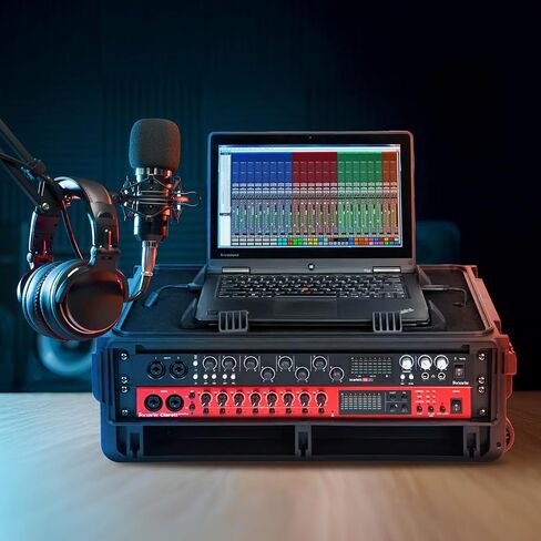 SKB Injection Molded 4U ISeries Studio Flyer Rack Case with Handle and Wheels in Kuwait