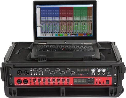SKB Injection Molded 4U ISeries Studio Flyer Rack Case with Handle and Wheels in Kuwait