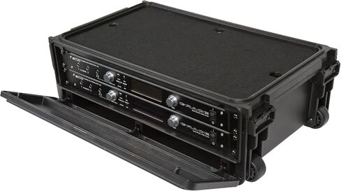 SKB Injection Molded 4U ISeries Studio Flyer Rack Case with Handle and Wheels in Kuwait