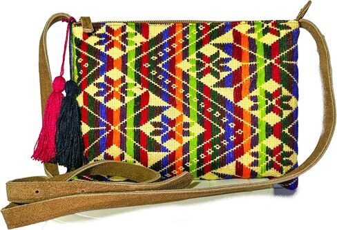 Crossbody "Vicenta", made by Jühue Artesanal, Made in Mexico, Blue bag, handembroidery, unique piece, Embroidered bag, Mexican embroidery, Handmade, Suede Crossbody, Crossbody embroidery in Saudi Arabia
