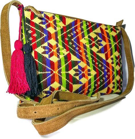 Crossbody "Vicenta", made by Jühue Artesanal, Made in Mexico, Blue bag, handembroidery, unique piece, Embroidered bag, Mexican embroidery, Handmade, Suede Crossbody, Crossbody embroidery in Saudi Arabia