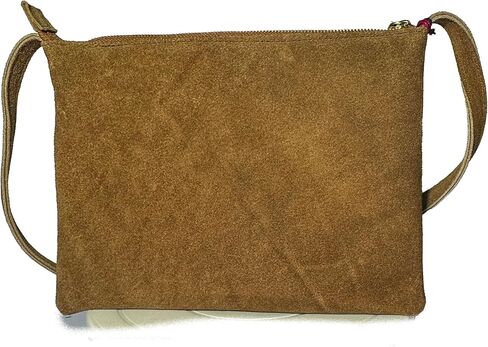 Crossbody "Vicenta", made by Jühue Artesanal, Made in Mexico, Blue bag, handembroidery, unique piece, Embroidered bag, Mexican embroidery, Handmade, Suede Crossbody, Crossbody embroidery in Saudi Arabia