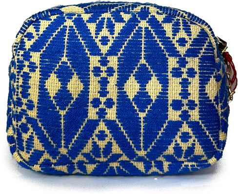Shoulder Bag "Maribel", made by Jühue Artesanal, handmade bag made in Mexico, Blue bag, hand embroidery, unique piece, embroidered bag, Mexican embroidery, Made in Mexico in Saudi Arabia
