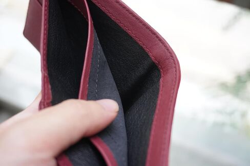 Genuine Crocodile Alligator Leather Skin Men's Bifold Wallet (Burgundy Belly) in Saudi Arabia