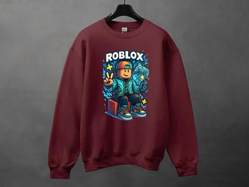 Gamer Fan Boy Sweatshirt, Cute Boys and Girls Game Birthday Sweatshirt, Roblx Fan Sweater, Youth Video Game Sweater, Kids Gaming Hoodie, Multi in Saudi Arabia