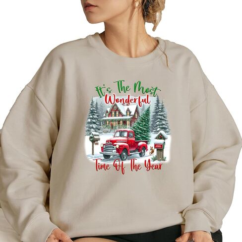 Christmas Time Sweatshirt, It's The Most Wonderful Time Sweatshirt, Vintage Christmas Hoodie, Retro Christmas in Saudi Arabia