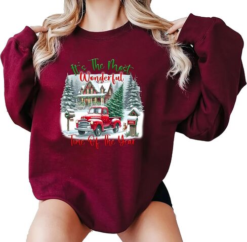 Christmas Time Sweatshirt, It's The Most Wonderful Time Sweatshirt, Vintage Christmas Hoodie, Retro Christmas in Saudi Arabia