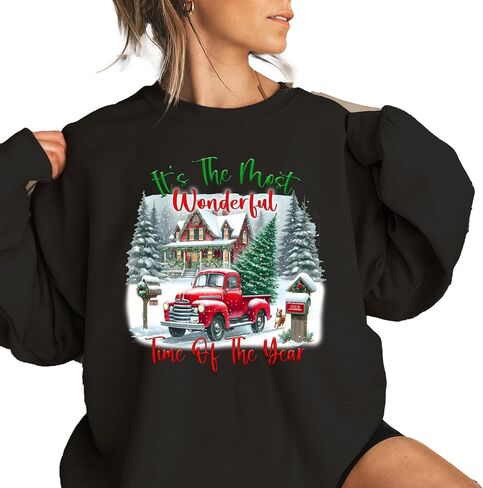 Christmas Time Sweatshirt, It's The Most Wonderful Time Sweatshirt, Vintage Christmas Hoodie, Retro Christmas in Saudi Arabia
