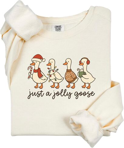 ألوان مريحة، سترة Just a Jolly Goose، سترة Funny Goose، سترة Silly Goose Girly Christmas، سترة Merry Goosey in Saudi Arabia