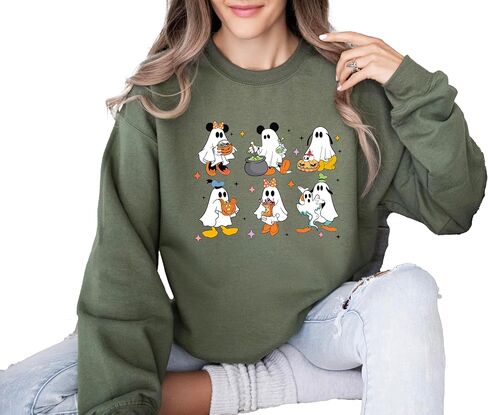 F.riends Ghost Sweatshirt، Halloween Ghost Sweatshirt، Spooky Boo Sweater، Trick or Treat Hoodie in Saudi Arabia