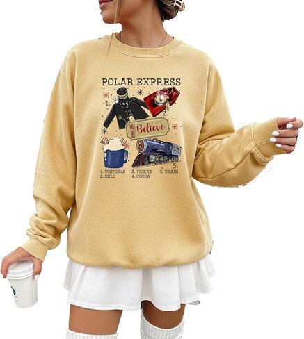Comfort Colors, Polar Express Sweatshirt, Funny Xmas Outfit, Christmas Family Vacation, Kids Christmas Apparel, Vintage Christmas Sweater in Saudi Arabia