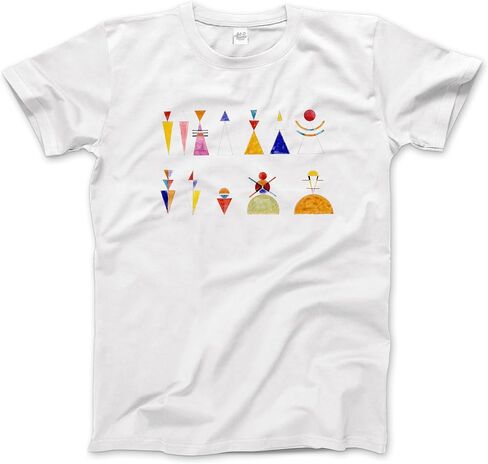 Kandinsky - The Great Gate of Kiev, 1928 Artwork T-Shirt (Adults, Kids, Short & Long Sleeve) White in Saudi Arabia