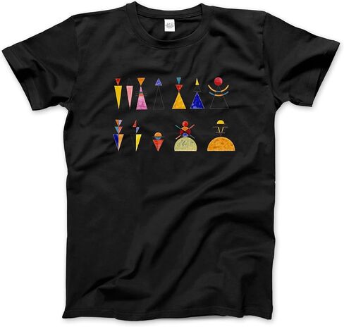 Kandinsky - The Great Gate of Kiev, 1928 Artwork T-Shirt (Adults, Kids, Short & Long Sleeve) White in Saudi Arabia
