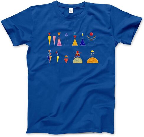 Kandinsky - The Great Gate of Kiev, 1928 Artwork T-Shirt (Adults, Kids, Short & Long Sleeve) White in Saudi Arabia