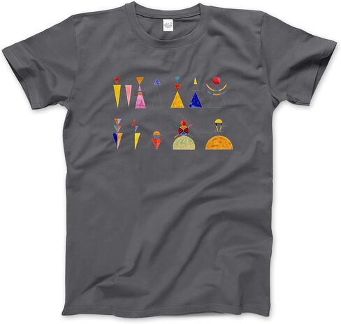 Kandinsky - The Great Gate of Kiev, 1928 Artwork T-Shirt (Adults, Kids, Short & Long Sleeve) White in Saudi Arabia