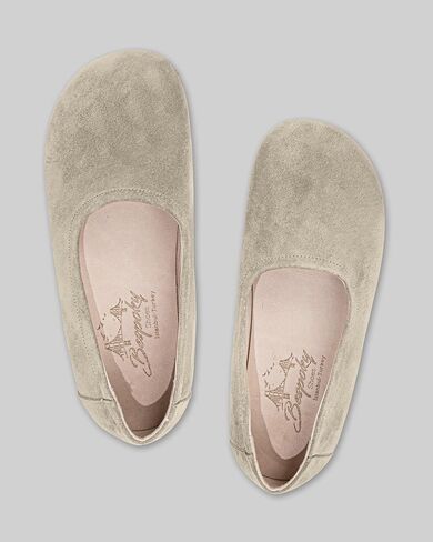 Tulip Cream Color Artisan Handcrafted Genuine Leather Zero Drop Barefoot Flat Ballet Shoes for Women Wide Toe Box Flexible Sole Lightweight Breathable Eco-Friendly Grounding Minimalist Shoes in Saudi Arabia