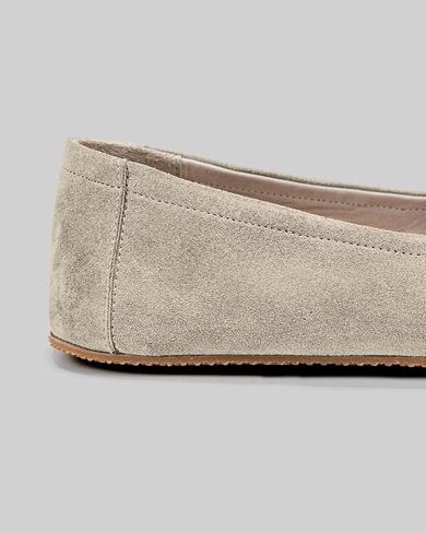 Tulip Cream Color Artisan Handcrafted Genuine Leather Zero Drop Barefoot Flat Ballet Shoes for Women Wide Toe Box Flexible Sole Lightweight Breathable Eco-Friendly Grounding Minimalist Shoes in Saudi Arabia