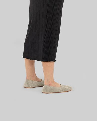 Tulip Cream Color Artisan Handcrafted Genuine Leather Zero Drop Barefoot Flat Ballet Shoes for Women Wide Toe Box Flexible Sole Lightweight Breathable Eco-Friendly Grounding Minimalist Shoes in Saudi Arabia